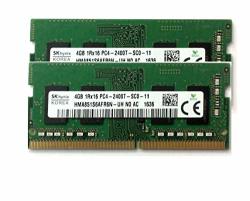 Sk Hynix 8GB Kit 4GBX2 PC4-2400T - Uh Non Ecc Sodimm Laptop Memory HMA851S6AFR6N Renewed