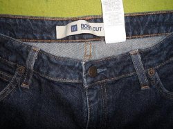 Ladies Authentic Gap Jeans - Bootcut Stretch 1969