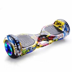 Ashcom 6.5" Smart Auto Balance Hoverboard With Bluetooth Speaker - Yellow