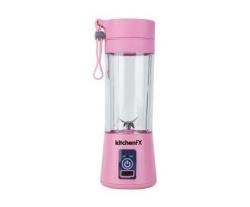 Kitchenfx Portable And Rechargeable 175W USB Blender With Strainer - Pink