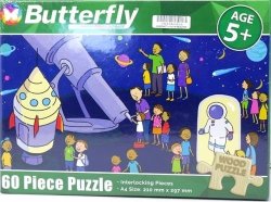 60 Piece A4 Wooden Puzzle At The Planetarium Interlocking Pieces 210 X 297MM Each Puzzle Contains A Full Size Poster Retail Packaging No