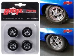 Gmp Wheels And Tires Set Of 4 Pieces From 1969 Chevrolet Camaro 1320 Drag Kings 1 18 By 18877