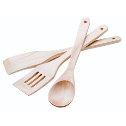 Always 3 Pce Large Wooden Spoon Set