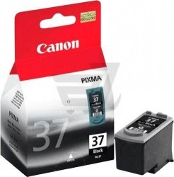 Canon PG-37 Black Printer Ink Cartridge Original 2145B005 Single-Pack