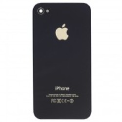 Apple Iphone 4s Back Cover With Frame - Black