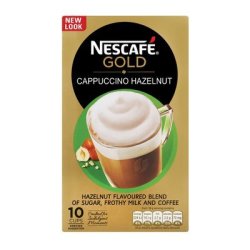 Nescafé Nescafe Gold Hazelnut Cappuccino 10 Sachets