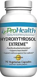 Hydroxytyrosol Extreme 2-PACK With OLEA25 By Prohealth 90 Vegetarian Capsules Organic Olive Leaf Extract
