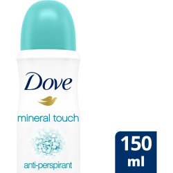 Dove Antiperspirant Deodorant Body Spray Mineral Touch 150ML