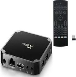 X96 MINI Media Player With Backlit Air Mouse Remote Combo 1+8GBANDROID 7.1.2BLACK