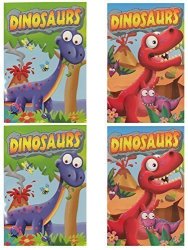 Vision St Set Of 4 Dinosaurs 96 Page Coloring & Activity Book