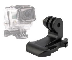Duragadget Vertical Surface Quick-release J Hook Buckle Strap Mount For Gopro HD Hero 3 White Edition Surf Edition & Sport Camera