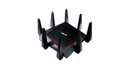Asus Tri-band 4x4gig Wrls Gaming Router Dual-wan 3g 4g Support