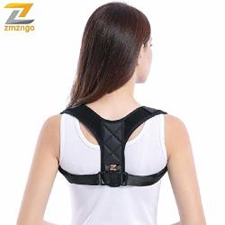 Zmzngo Posture Corrector For Men And Women - Usa Designed Adjustable Upper Back Brace For Clavicle Support And Providing Pain Relief From Neck Back
