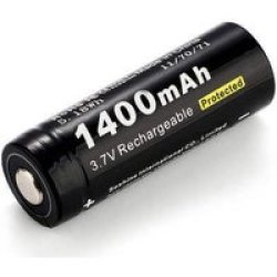18500 3.7V 1400MAH Protected Li-ion Battery 4-PACK