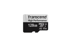 Transcend 330S 128GB High Perfromance Micro Sd Uhs-i U3 V30 A2 CLASS10 - Read 100 Mb s - Write 85MB S - With Sd Adptor