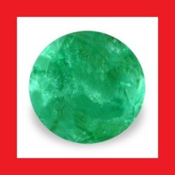 Natural Emerald - Rich Green Round Cut - 0.09cts