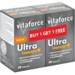 Ultra Immune + Combo Pack - Buy 1 Get 1 Free 30 + 30 Tablets