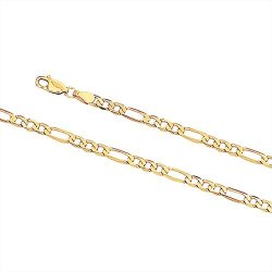 Figaro Necklace 9CT in Yellow Gold