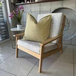 Yellow Geometric Outdoor Scatter Cushion