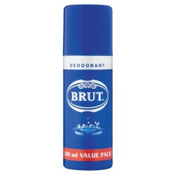 Brut Deodorant Spirit Male Deo