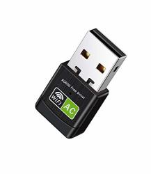 Wymect USB Wifi Adapter 600MBPS Wireless High Speed Dual Band Network Wifi Dongle For Laptop pc desktop Support WINDOWS7 8 10 VISTA XP No Cd Disk Needed