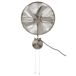 Airstream Brushed Chrome Wall Fan
