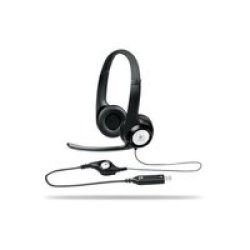 Logitech H390 USB Headset With Noise-cancelling MIC 981-000406