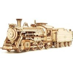 Rokr Scale Model Vehicle - Prime Steam Express 1:80 Scale 308 Pieces