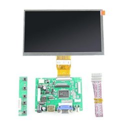 7" Digital Lcd Screen + Drive Board HDMI + Vga + 2AV For Raspberry Pcduino Cubieboard ..