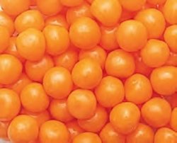 Orange Tangerine Fruit Sours Chewy Candy Balls 1LB Bag