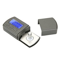Sofeilai Portable Professional Lp Digital Turntable Accurate Stylus Force Scale Gauge Tester 0.01G Blue Lcd Backlight Jewelry Scale