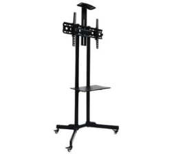 32" - 65" Mobile Floor Tv Mount Stand With 4-WHEELS TGS-058-1