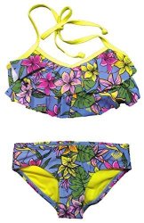 Roxy Girls 2-PIECE Swim Set 12 Hot Tropics