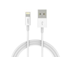 Aukey 1m MFI Lightning 8 Pin Sync & Charging Cable in White