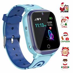 Yenisey Kids Smart Watch Waterproof For Boys Girls - Wifi+gps Tracker Smartwatches IP67 Waterproof Fitness Tracker With Sos Camera Anti-lost Games Touch Screen Electronic