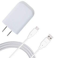 Quick Charging 3.0 Kit Works For Nokia 8 Sirocco Wall Charger + USB Type-c Data Cable 18W. White
