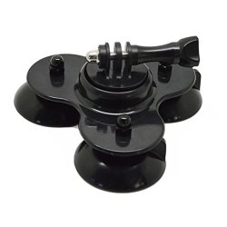 Triple Suction Cups For Gopro Cameras Mount On Car Windshield Window Compatible With Gopro Hero 7 6 5 4 3+ 3