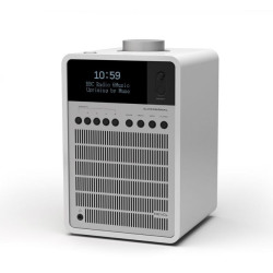 Revo Supersignal Fm Table Radio Bluetooth - Gloss White & Silver