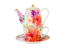 Maxwell & Williams Maxwell And Williams Dahlia Daze - Tea 4 One With Infuser 340ML