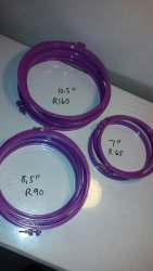 8.5" Purple Plastic Hoop