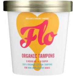Flo Organic Cotton Non-applicator Tampons