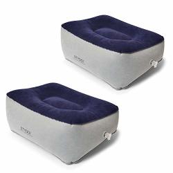 Styddi Travel Foot Rest Pillow Inflatable Footrest Cushion For
