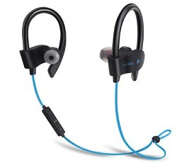 Bluetooth Headphones Sunfei Sweatproof Wireless Bluetooth Headphones Earphones Headset With MIC For Iphone Blue