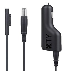 Kty Co. Ltd New 36W 12V 2.58A Surface Car Charger Power Supply Adapter For Microsoft Surface Pro 3 & Pro 4 With 2.0 USB
