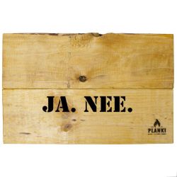 Real Thick Wood Serving Cutting Braai Board - Ja. Nee.