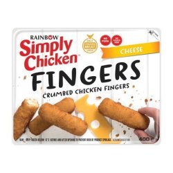 Simply Chicken Frozen Finger Cheese 400G