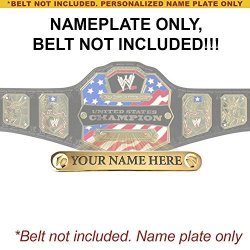 Personalized Nameplate For Adult Wwe United States Championship Replica Belt