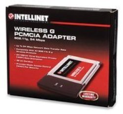 Intellinet Wireless G PC Card -up To 54 Mbps Network Data Transfer Rate-for Your Notebook Provides Advanced Security Encryption & Decryption Retail Box 1 Year Limited Warranty