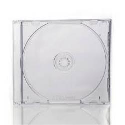 CD Jewel Case 2 Disk Clear With Black Tray 10mm