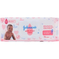 Johnson's Baby Wipes Gentle All Over 72 Wipes